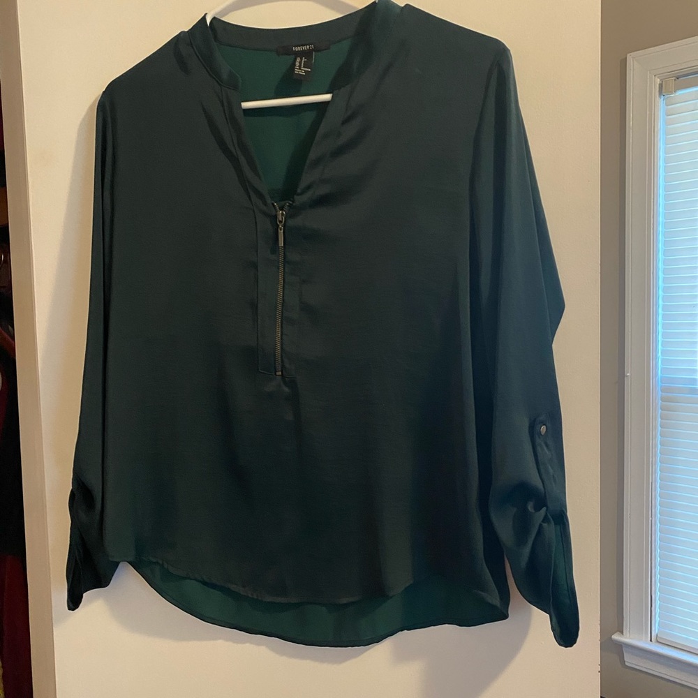 Green blouse
